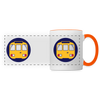 U-Bahntunnel - Tasse zweifarbig - white/orange