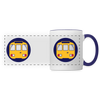 U-Bahntunnel - Tasse zweifarbig - white/cobalt blue