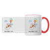 Der Bär fliegt - Tasse zweifarbig - white/red