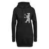 Berliner Bär im Netz - weiß - Hoodie-Kleid - black