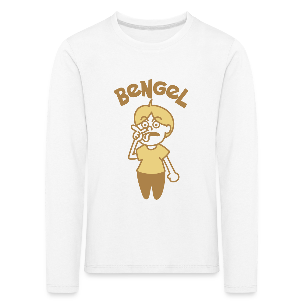 Bengel - Kinder Langarmshirt - white