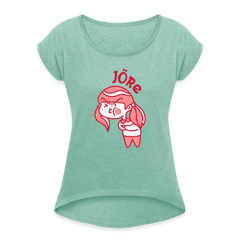 Jöre - Frauen T-Shirt mit gerollten Ärmeln