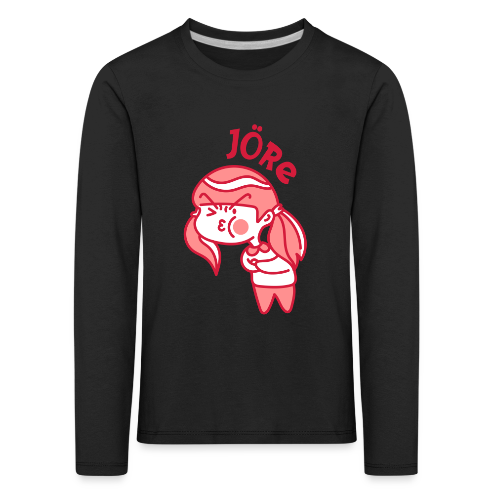 Jöre - Kinder Langarmshirt - black