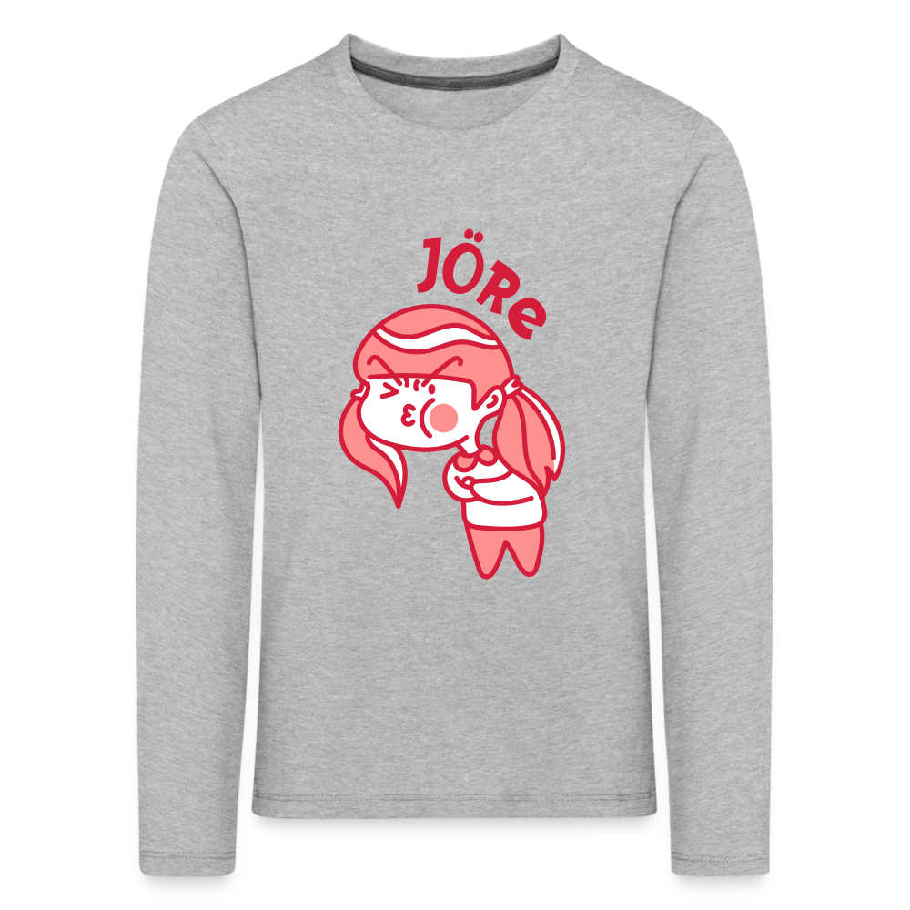Jöre - Kinder Langarmshirt - heather grey