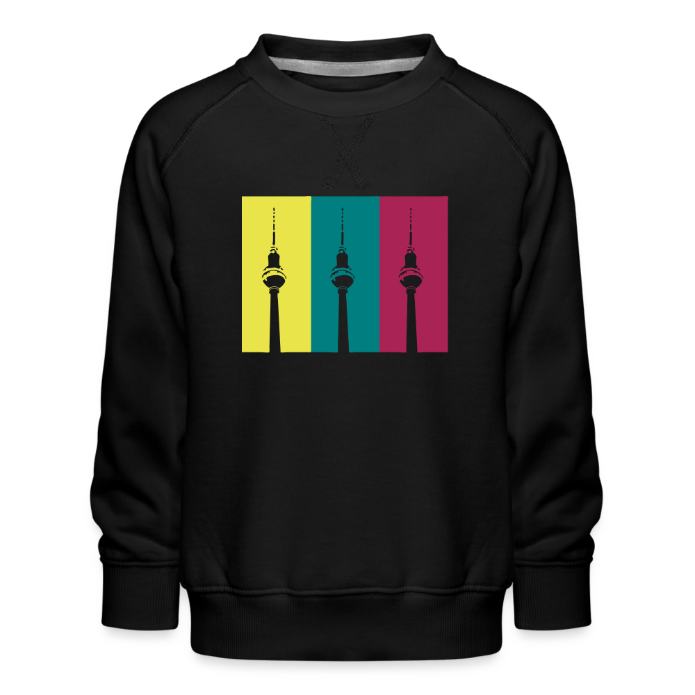 Berlin Retro - Kinder Premium Sweatshirt - black