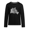 Berliner Finger - Teenager Langarmshirt - black