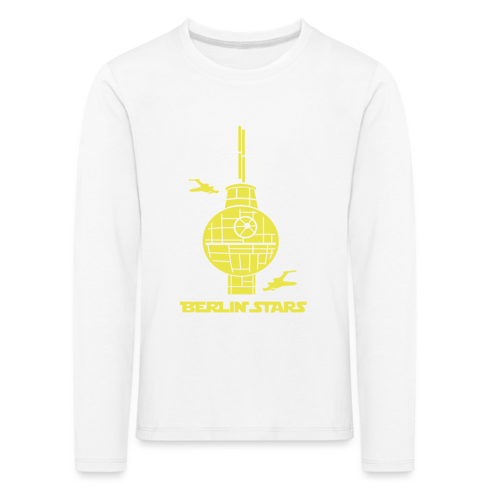 Berlin Stars - Kinder Langarmshirt - white
