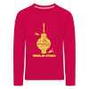 Berlin Stars - Kinder Langarmshirt - dark pink