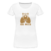 ick wees - Frauen Premium T-Shirt - white
