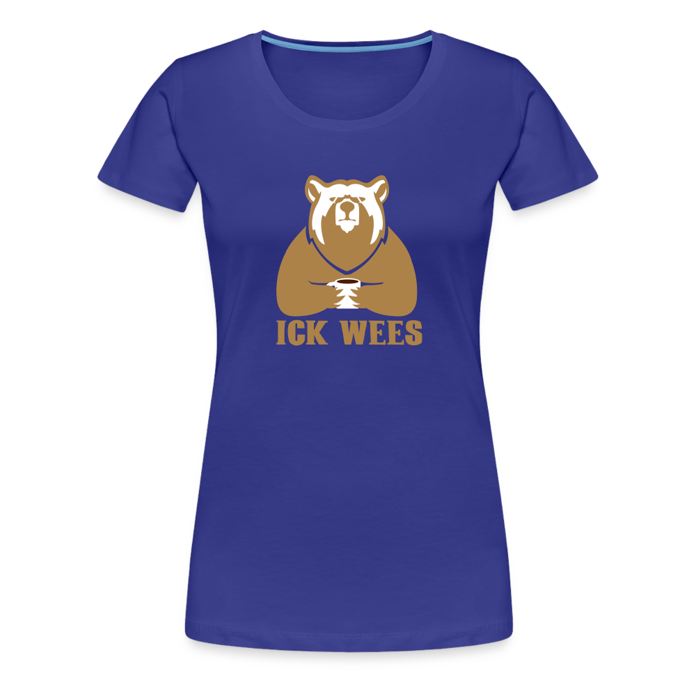 ick wees - Frauen Premium T-Shirt - royal blue