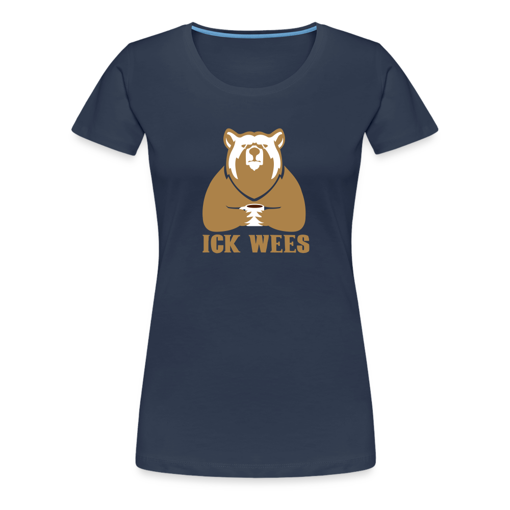 ick wees - Frauen Premium T-Shirt - navy