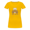 ick wees - Frauen Premium T-Shirt - sun yellow