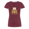 ick wees - Frauen Premium T-Shirt - heather burgundy