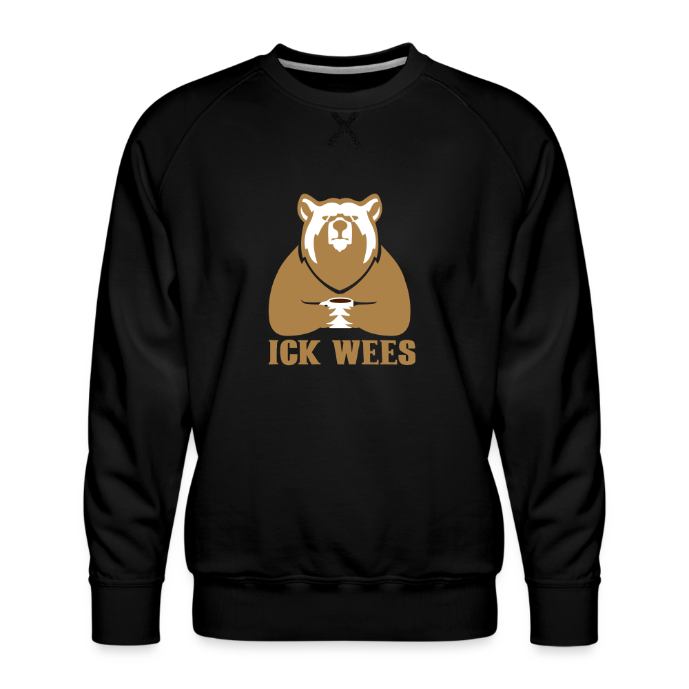 ick wees - Männer Premium Sweatshirt - black