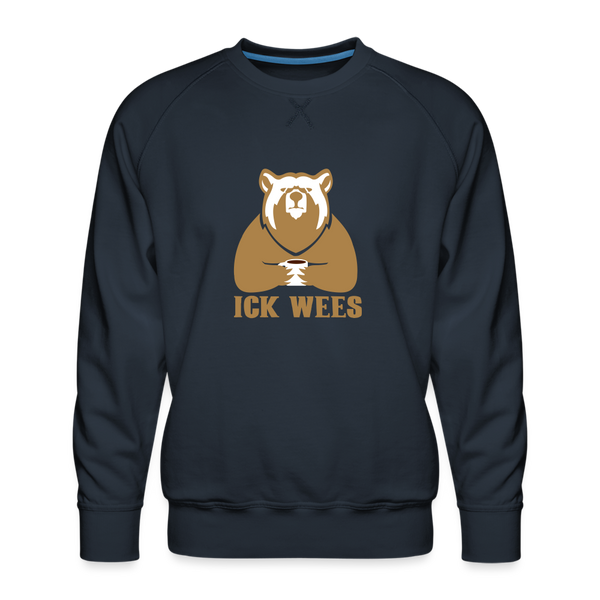 ick wees - Männer Premium Sweatshirt - navy