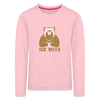 Ick Wees - Kinder Langarmshirt - rose shadow
