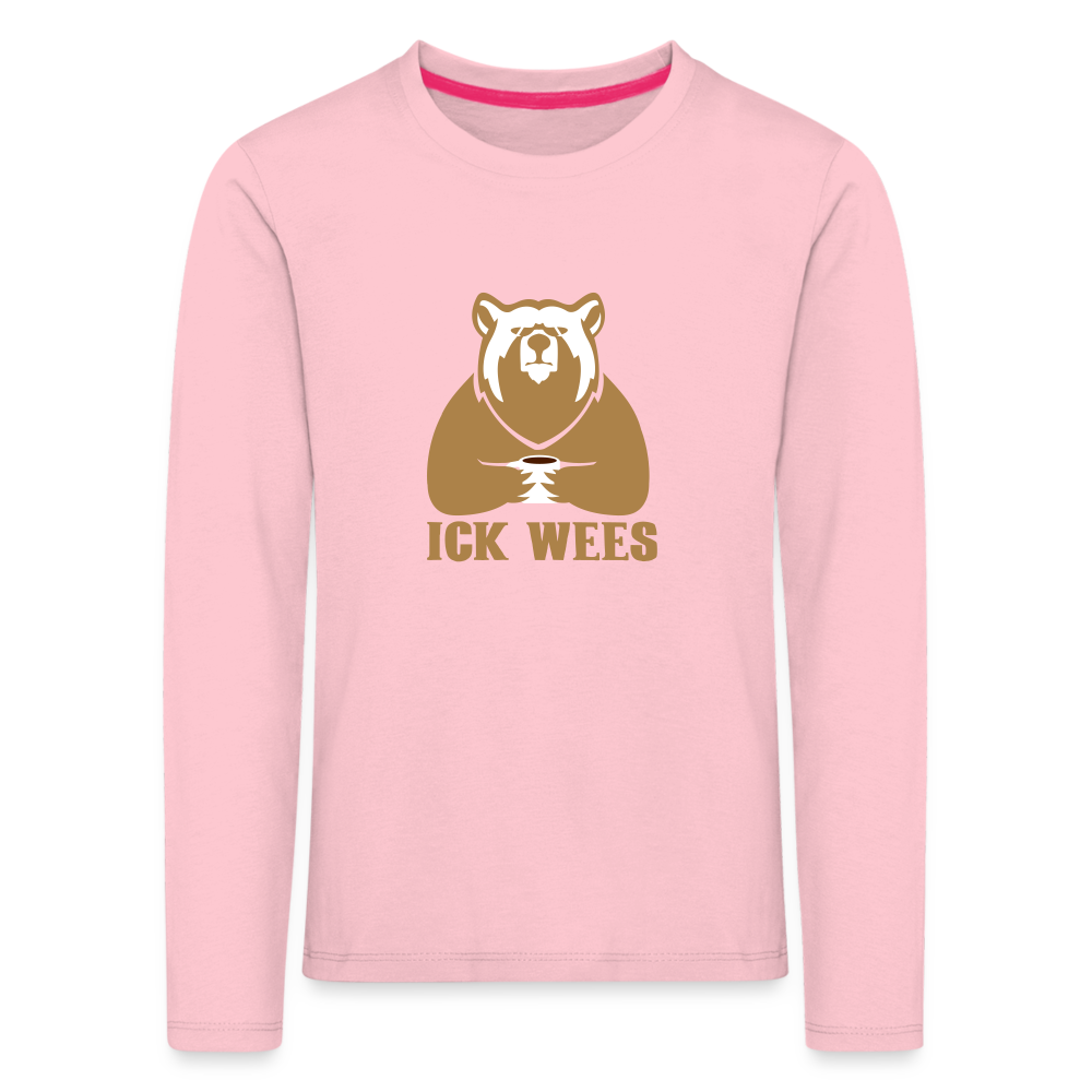 Ick Wees - Kinder Langarmshirt - rose shadow