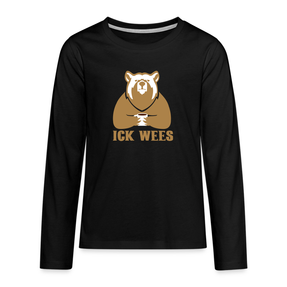 Ick Wees - Teenager Langarmshirt - black