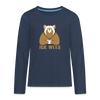 Ick Wees - Teenager Langarmshirt - navy