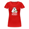 Pass ma uff Keule - Frauen Premium T-Shirt - red