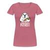 Pass ma uff Keule - Frauen Premium T-Shirt - mauve