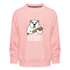 Pass ma uff Keule - Kinder Premium Sweatshirt - crystal pink