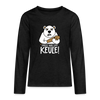Pass ma uff Keule - Teenager Langarmshirt - charcoal grey