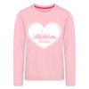 I love Berlin weiß - Kinder Langarmshirt - rose shadow