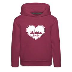 I love Berlin weiß - Kinder Premium Hoodie
