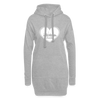 I love Berlin weiß - Hoodie-Kleid - heather grey