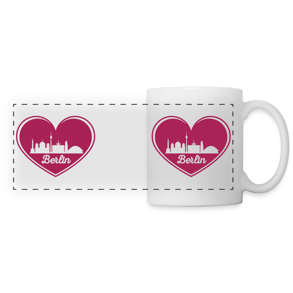 I love Berlin weiß - Tasse zweifarbig - white
