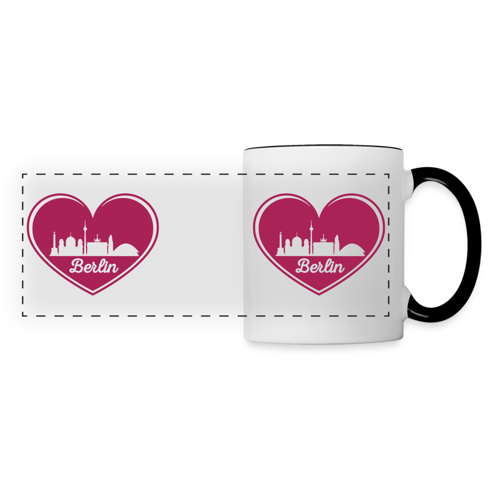 I love Berlin weiß - Tasse zweifarbig - white/black