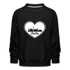 I love Berlin weiß - Kinder Premium Sweatshirt - black