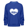 I love Berlin weiß - Kinder Premium Sweatshirt - royal blue