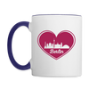 I love Berlin weiß - Tasse zweifarbig