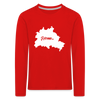 Heimat Berlin - Kinder Langarmshirt - red