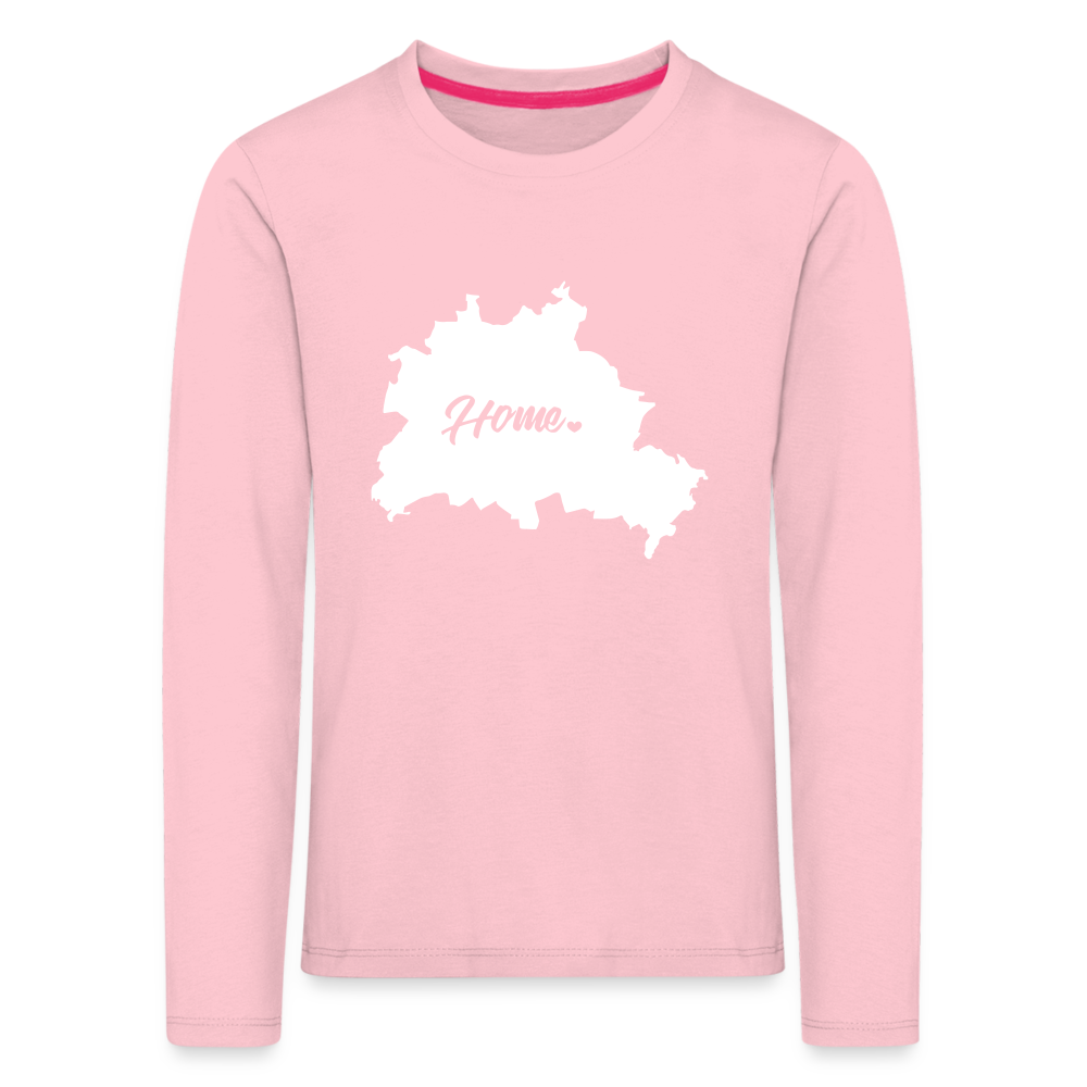 Heimat Berlin - Kinder Langarmshirt - rose shadow