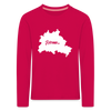 Heimat Berlin - Kinder Langarmshirt - dark pink