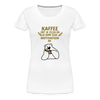 Kaffee motiviert - Frauen Premium T-Shirt - white