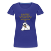 Kaffee motiviert - Frauen Premium T-Shirt - royal blue