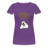 Kaffee motiviert - Frauen Premium T-Shirt - purple