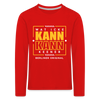 Wat Icke Kann, Kann Keener - Kinder Langarmshirt - red