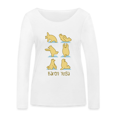 Bären Yoga - Frauen Bio Langarmshirt