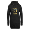 Bären Yoga - Hoodie-Kleid - black