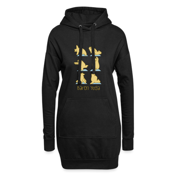 Bären Yoga - Hoodie-Kleid - black