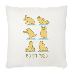 Bären Yoga - Sofakissen mit Füllung (45 x 45 cm)