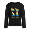 Bären Yoga - Teenager Langarmshirt - charcoal grey