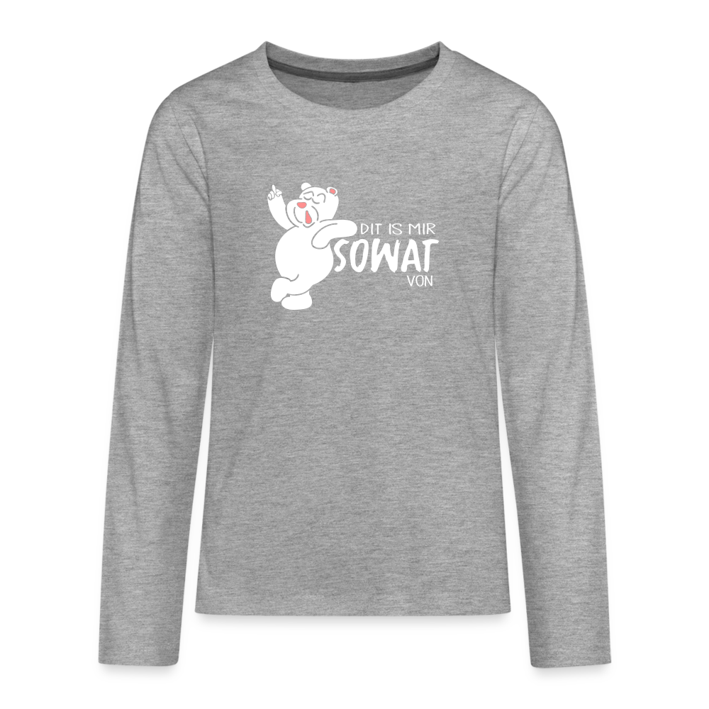 Dit is mir sowat von - Teenager Langarmshirt - heather grey