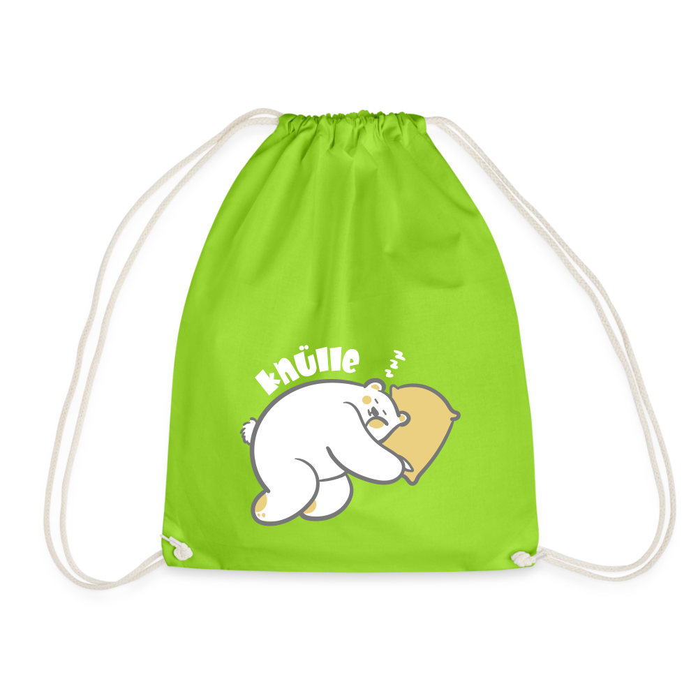 Knülle - Turnbeutel - neon green