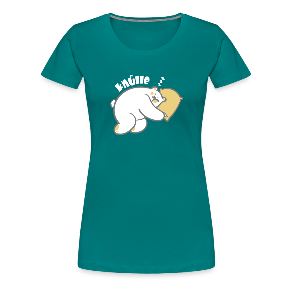 Knülle - Frauen Premium T-Shirt - diva blue